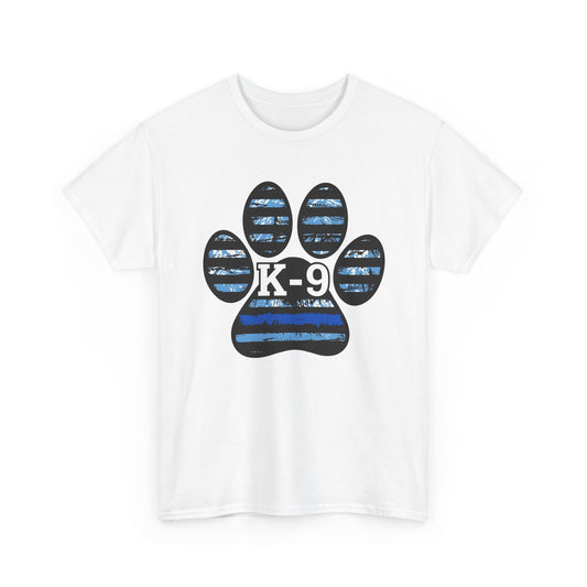 K-9 Paw Print Tee – Unisex Cotton Tee for Dog Lovers, Pet Owners, Animal Rescue Supporters