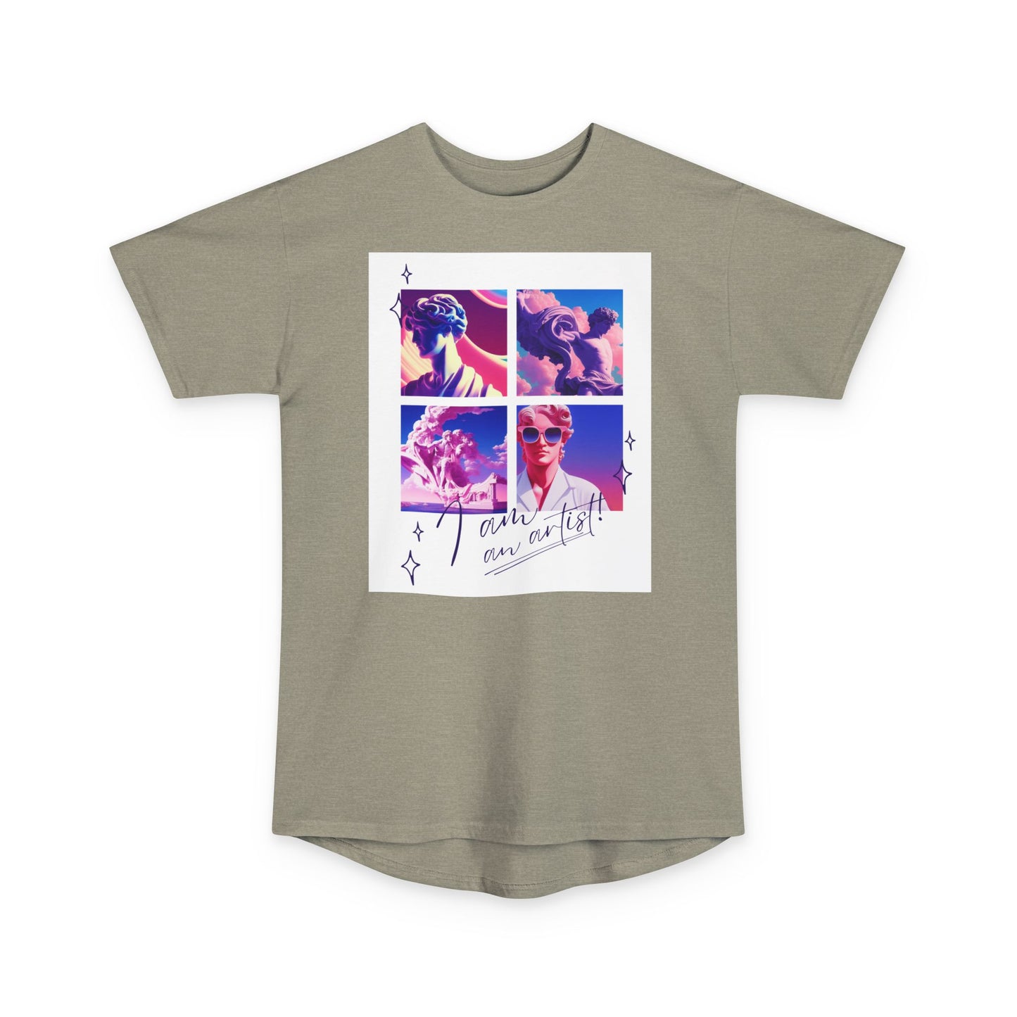Urban Graphic Tee with Artistic Collage Design, Streetwear Fashion, Unisex Apparel, Casual Wear, Gift for Art Lovers