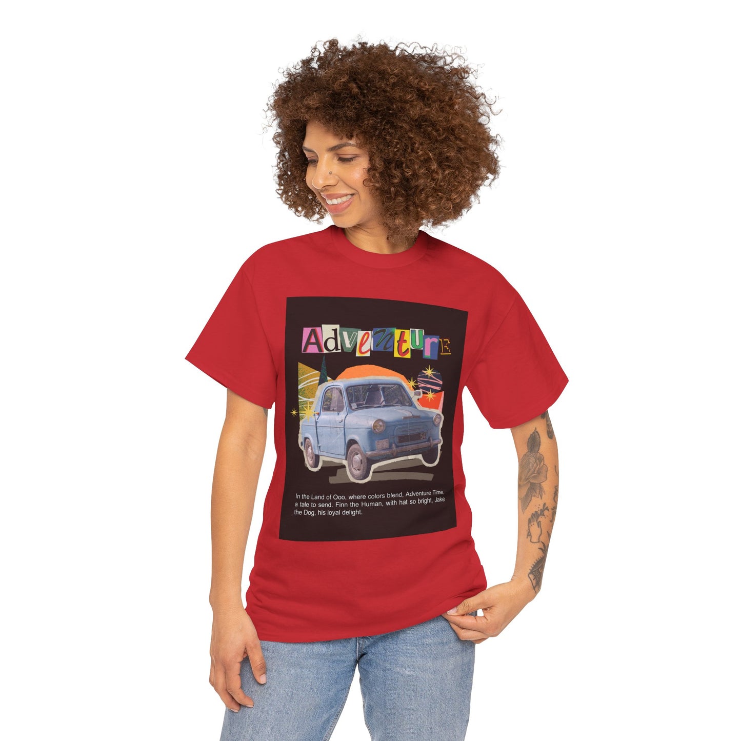 Adventure-Themed Unisex Cotton Tee, Retro Car Graphic Tee, Travel T-Shirt, Gift for Adventurers, Vintage Exploration Top