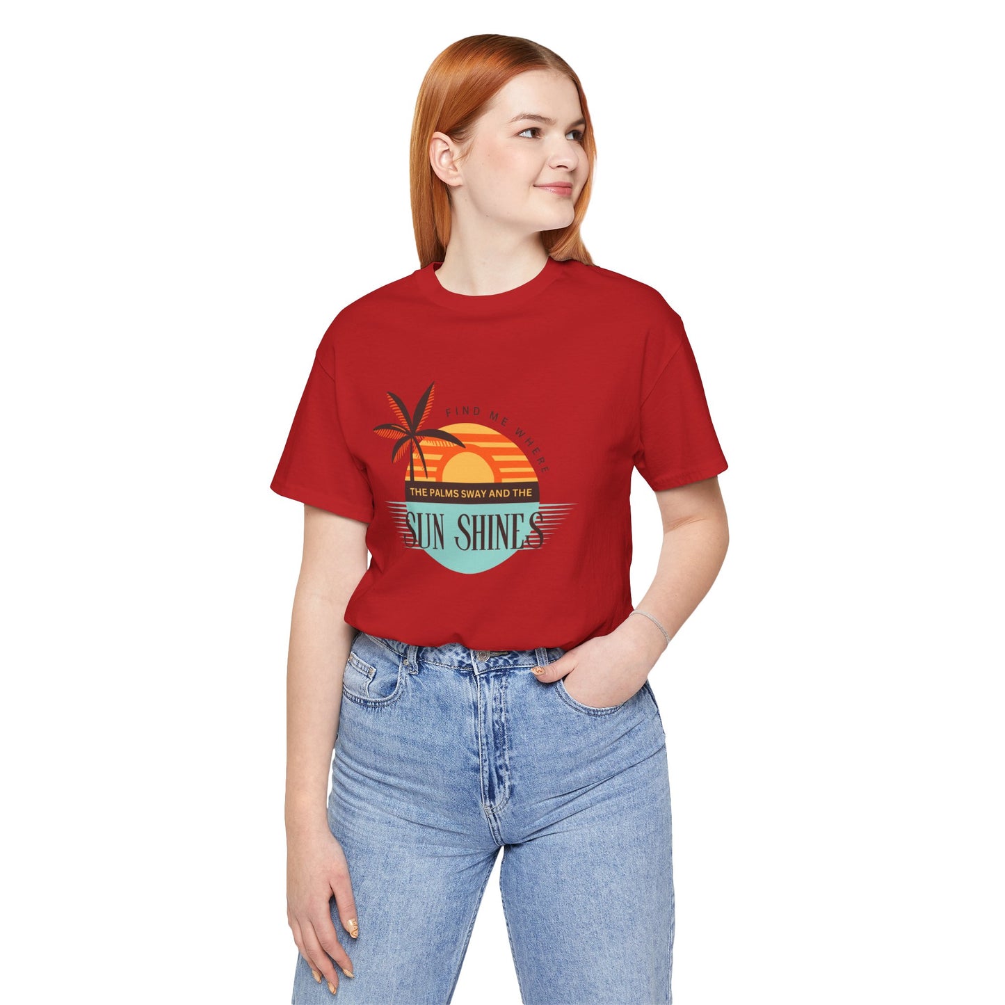 Tropical Vibes Tee - Relaxing Beach Sunset Design for Travelers and Summer Lovers, Perfect Gift for Vacations, Beach Days, and Casual Style