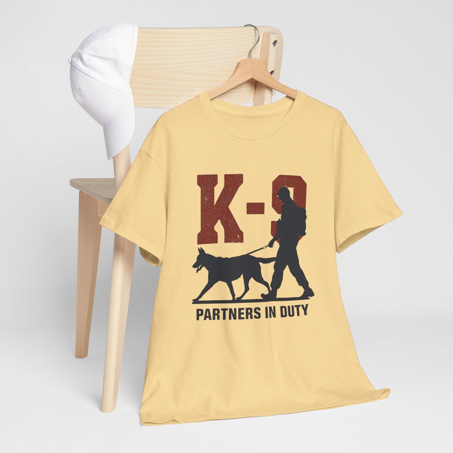 K-9 Partners in Duty Tee, Dog Handler T-Shirt, Dog Lover Tee, Police Dog Apparel, Dog Owner T-Shirt