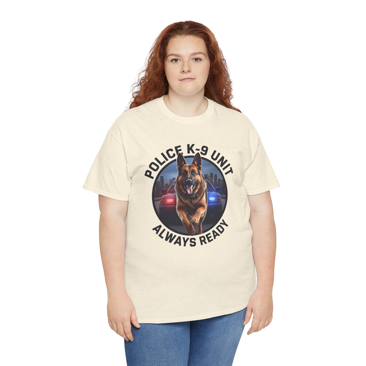 Police K-9 Unit Tee, Always Ready Graphic Tee, Dog Lover Gift, Police Support Shirt, Police Dog Merchandise