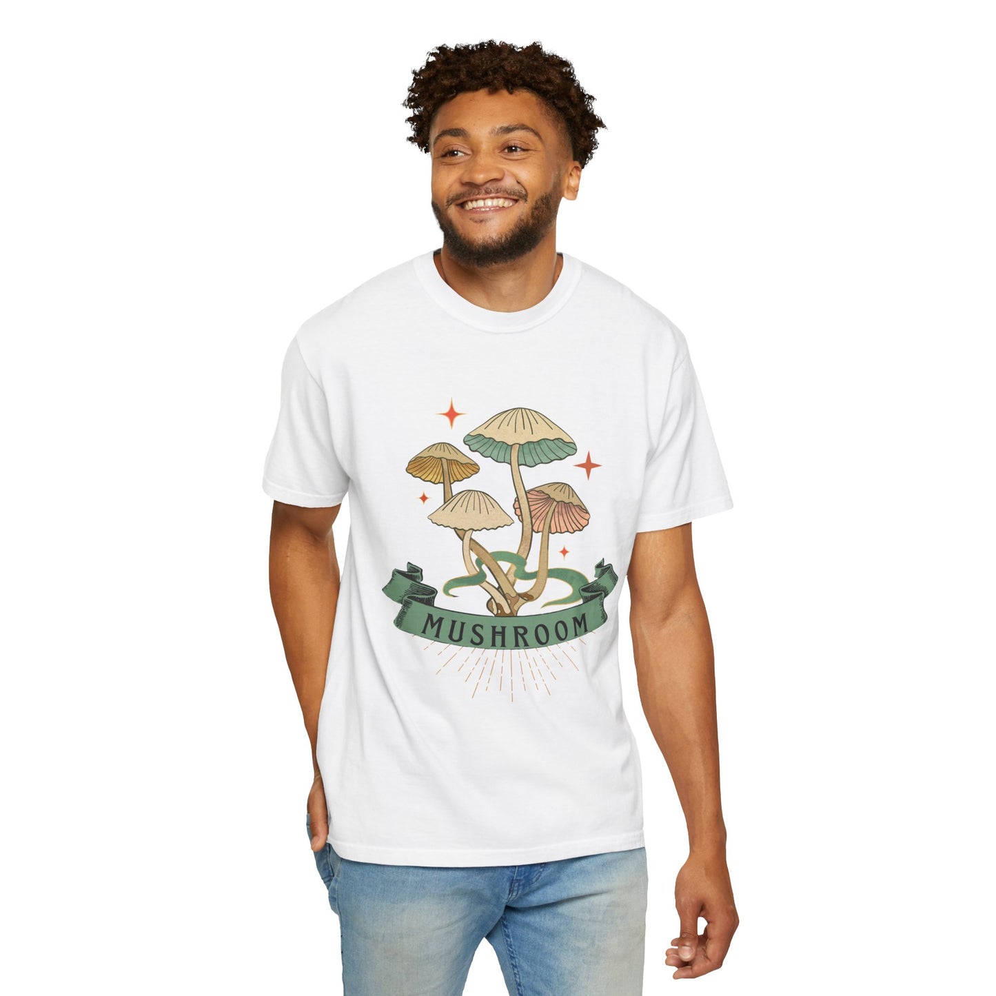 Mushroom Magic T-Shirt, Nature Lover Gift, Unisex Tee, Eco-Friendly Clothing, Summer Style, Festival Outfit