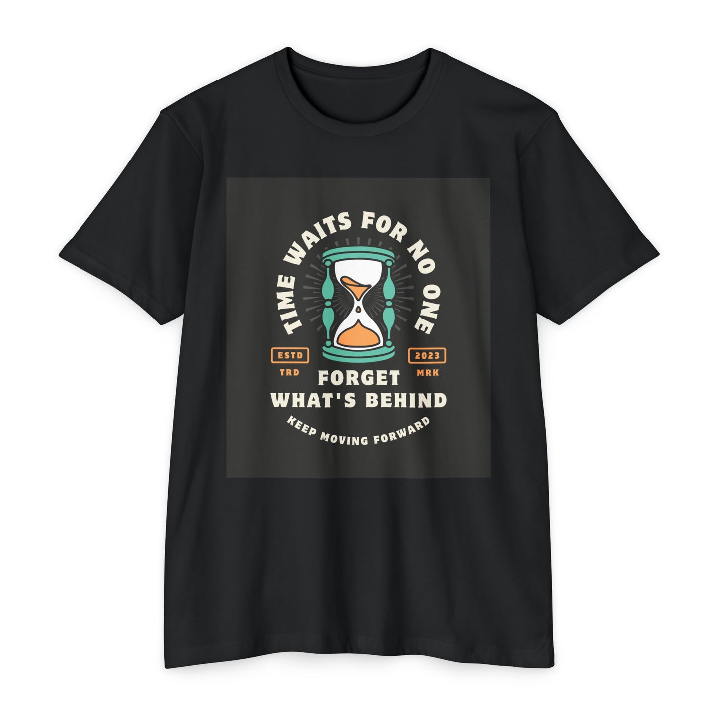 Inspirational Unisex T-Shirt: 'Time Waits for No One' - Motivational Tee, Casual Everyday Wear, Gift for Friends, Positive Message