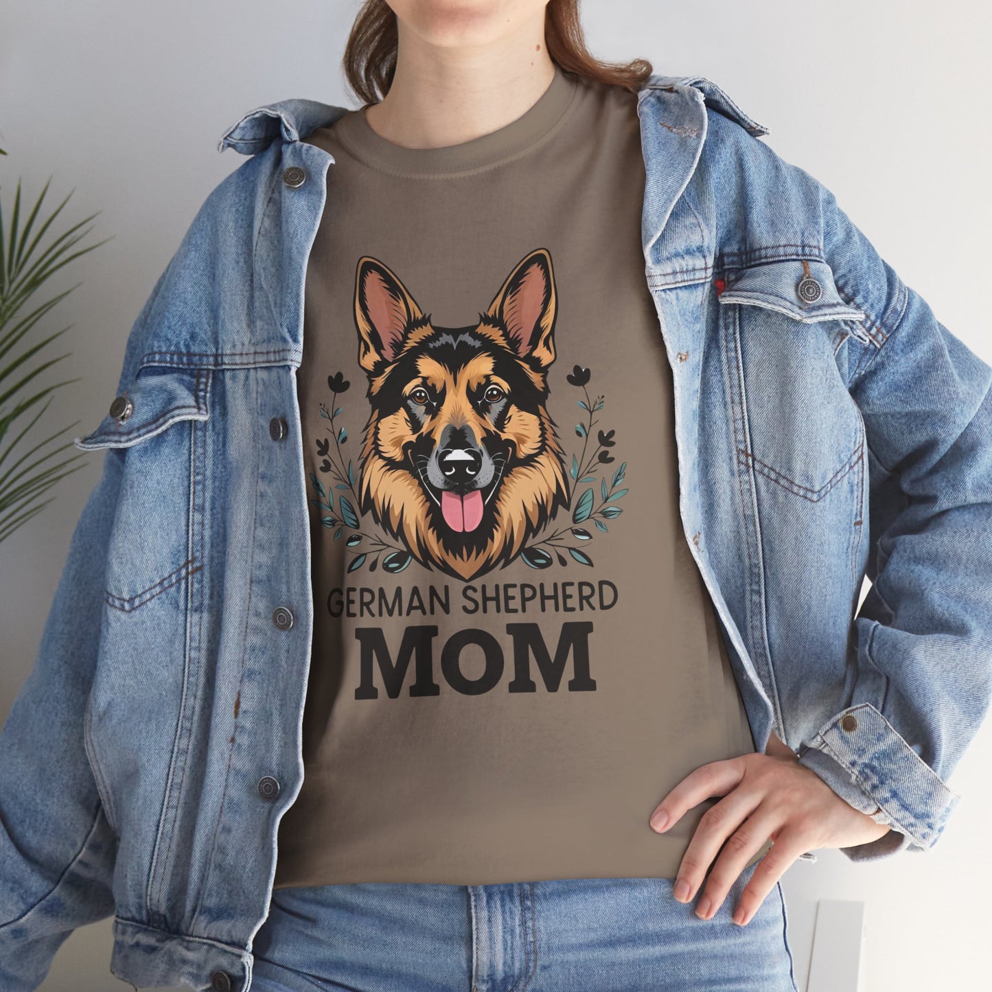 German Shepherd Mom Tee - Perfect Gift for Dog Lovers, Animal Lovers, Pet Parenthood, Birthday, Mother's Day