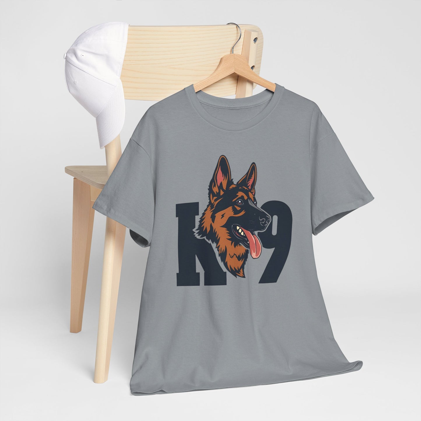 German Shepherd K9 Lover Unisex Heavy Cotton Tee | Dog Owner Gift, Dog Lover Apparel