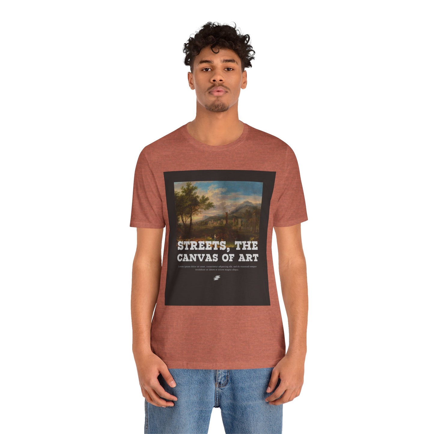 Artistic Graphic Tee - Streets, the Canvas of Art | Unisex Short Sleeve Shirt, Gift for Artists, Art Lovers, Casual Wear, Unique Gifts