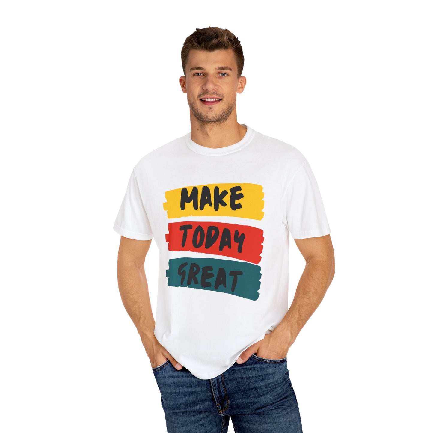 Motivational Unisex T-Shirt - Make Today Great, Casual Wear, Gifts for Her, Gifts for Him, Inspirational Tee, Everyday Comfort