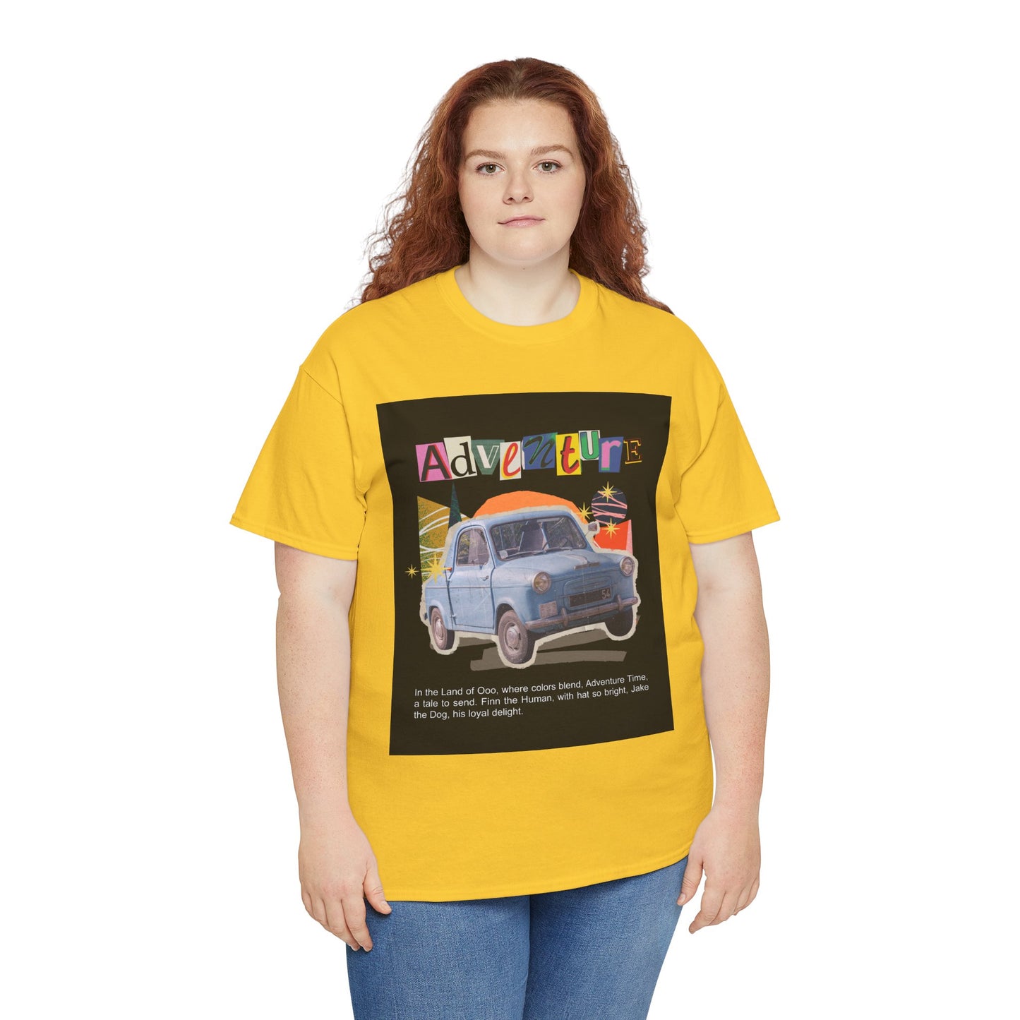 Adventure-Themed Unisex Cotton Tee, Retro Car Graphic Tee, Travel T-Shirt, Gift for Adventurers, Vintage Exploration Top