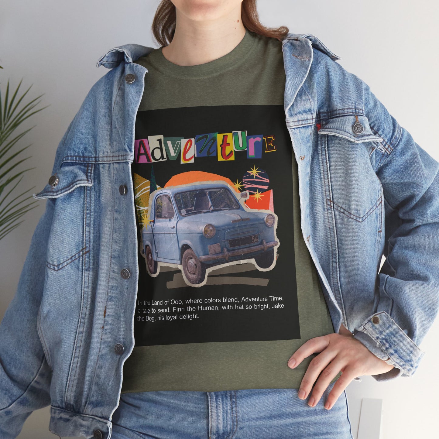 Adventure-Themed Unisex Cotton Tee, Retro Car Graphic Tee, Travel T-Shirt, Gift for Adventurers, Vintage Exploration Top