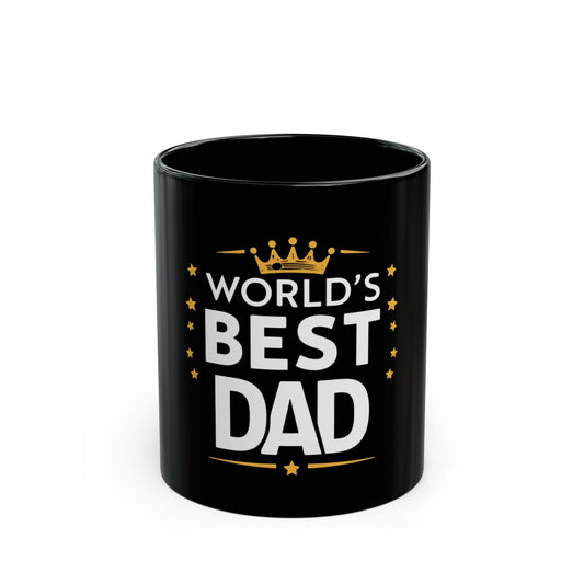World's Best Dad Mug - Perfect Gift for Father's Day, Birthdays, Dads on Demand, Coffee Lovers, Family Gatherings