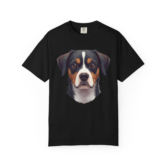 Unisex Tricolor Dog's 3D Design T-Shirt, Gift for Dog Owners, Animal Lover Apparel