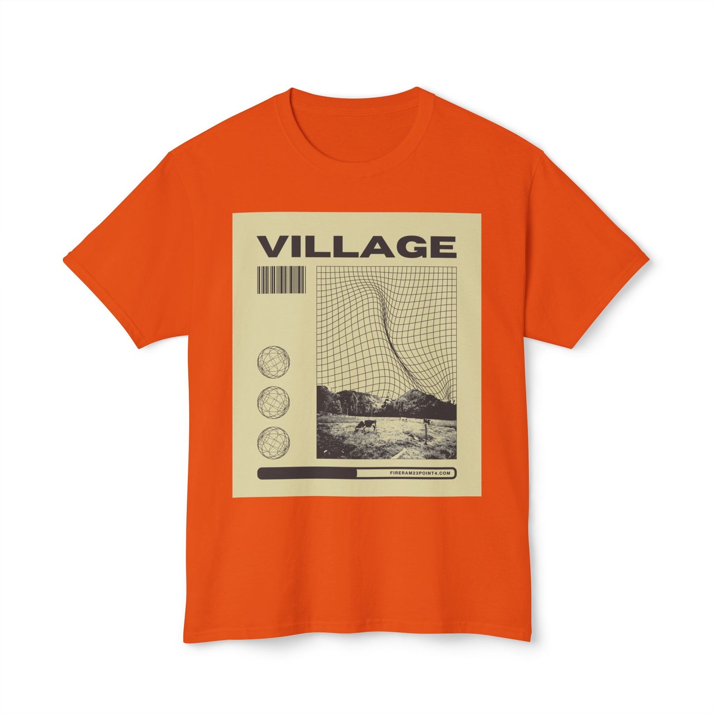 Retro Village Graphic Unisex T-Shirt | Casual Wear, Vintage Style, Gift for Travel Lovers, Graphic Tee, Statement Shirt