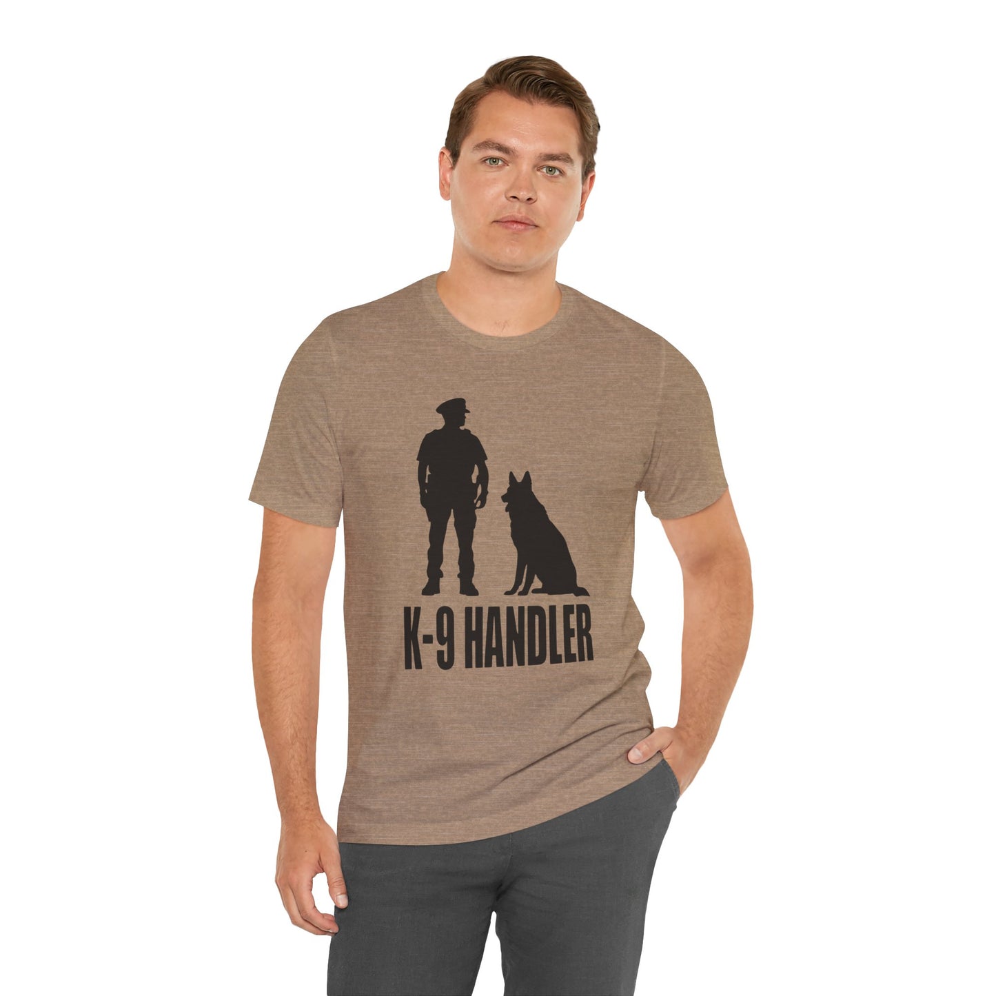 K9 Handler Unisex Tee, Dog Lover Gift, Pet Handler Shirt, Animal Advocate Apparel, Canine Enthusiast Top, Training Gear