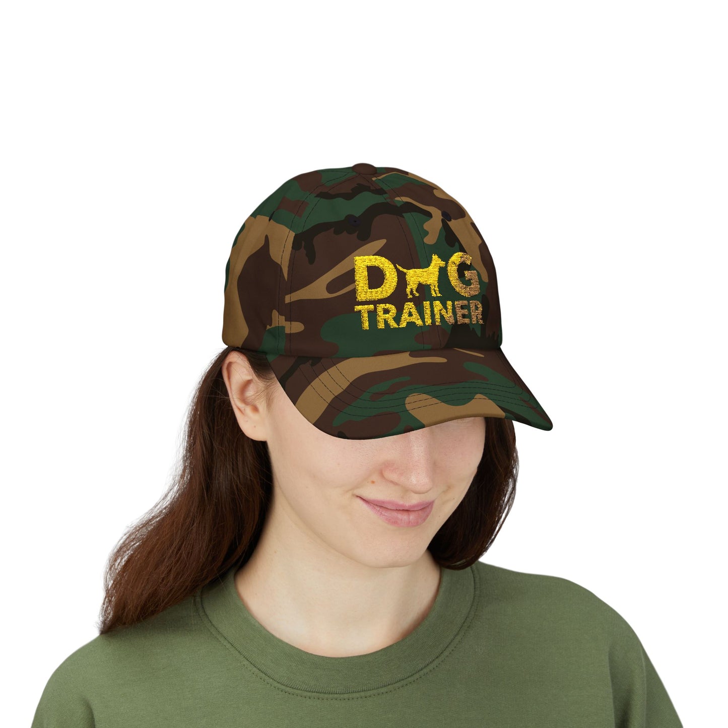 Dog Trainer Classic Dad Cap, Golden Embroidery Design, Pet Trainer Gift, Casual Wear