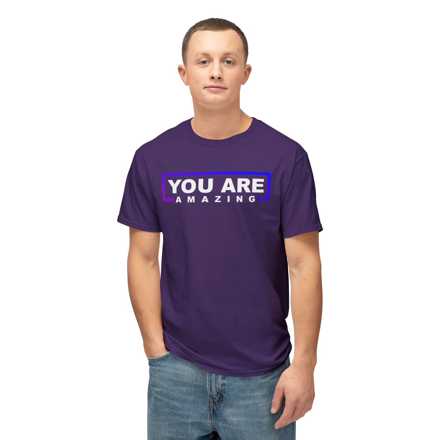You Are Amazing Inspirational Quote T-Shirt, Motivational Gift, Casual Wear, Affirmation Apparel, Birthday Gift, Positive Vibes Clothing