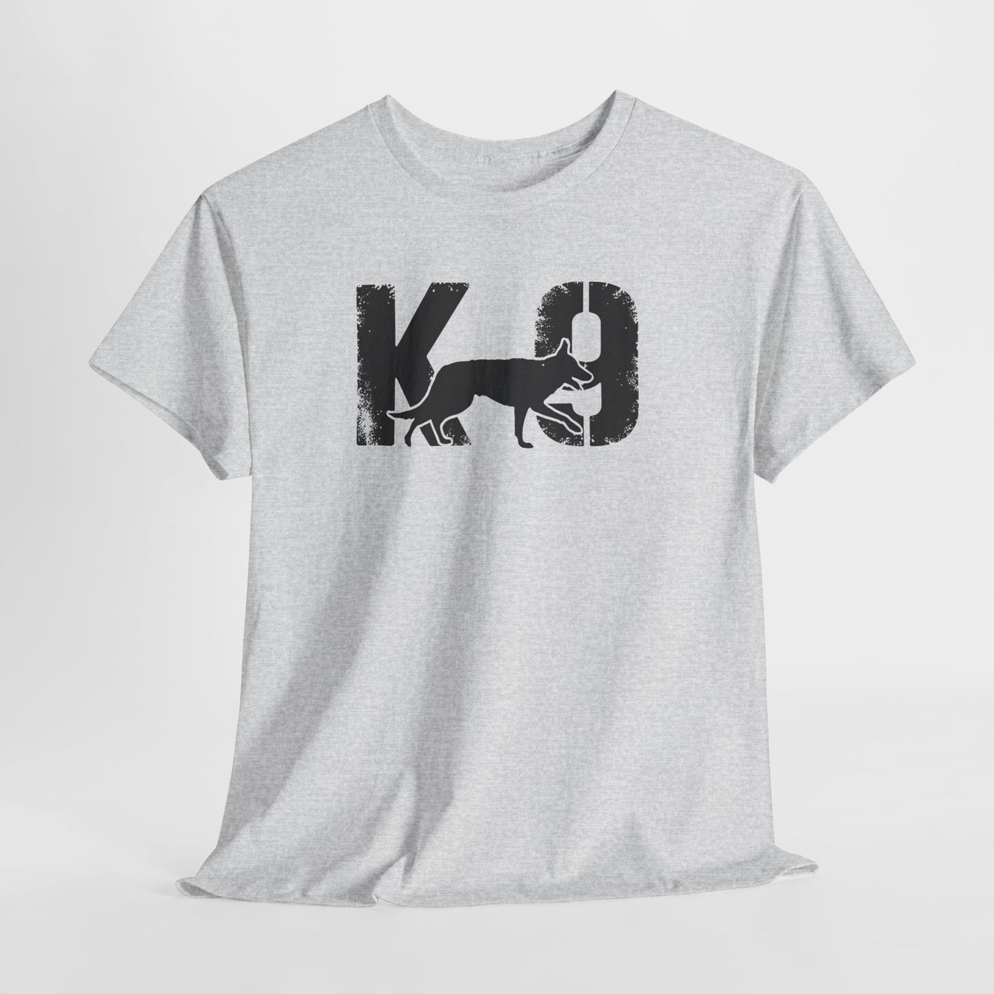 K-9 Dog Lover's Unisex Heavy Cotton Tee | T-Shirt for K-9 Handler | Dog Between K and 9 Design