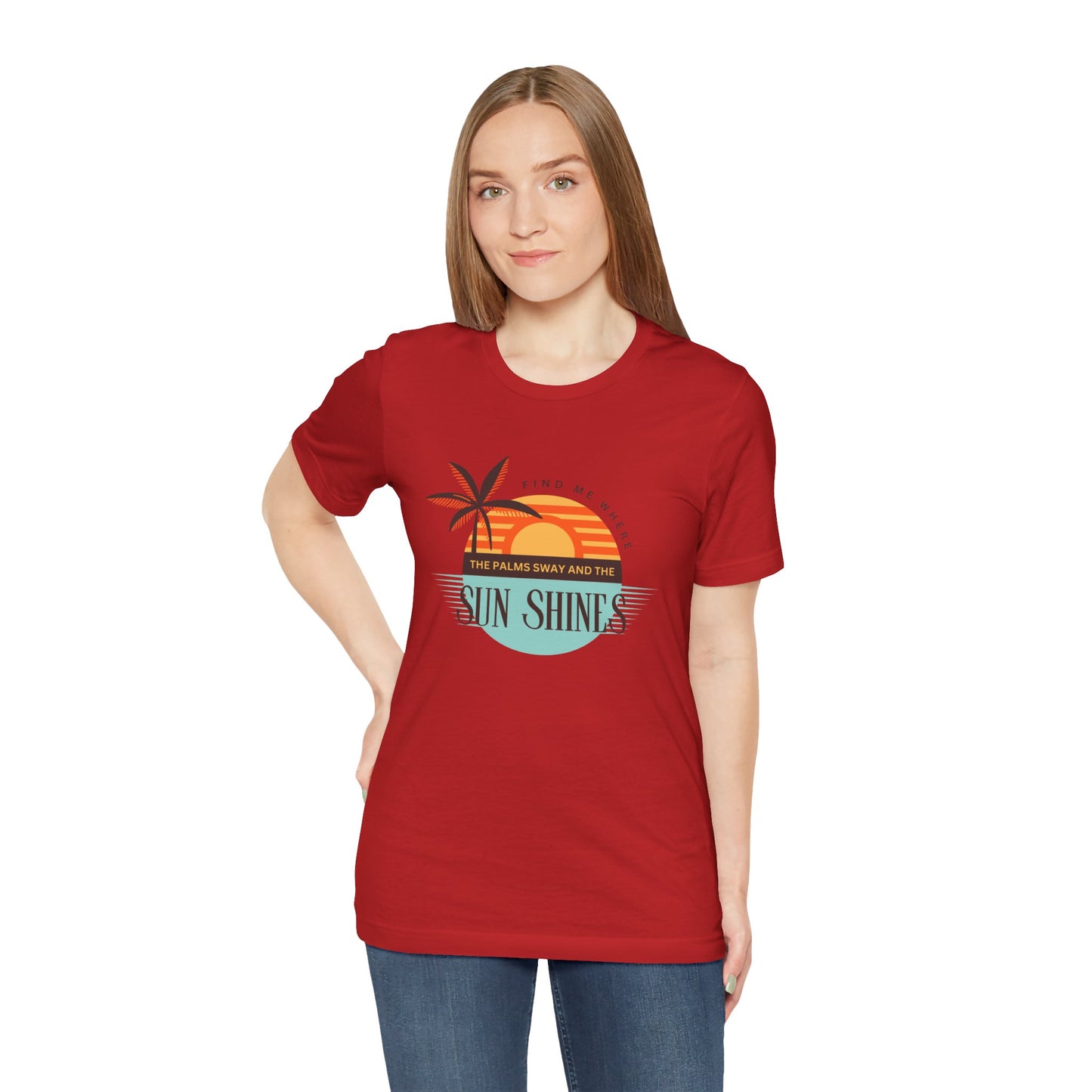 Tropical Vibes Tee - Relaxing Beach Sunset Design for Travelers and Summer Lovers, Perfect Gift for Vacations, Beach Days, and Casual Style