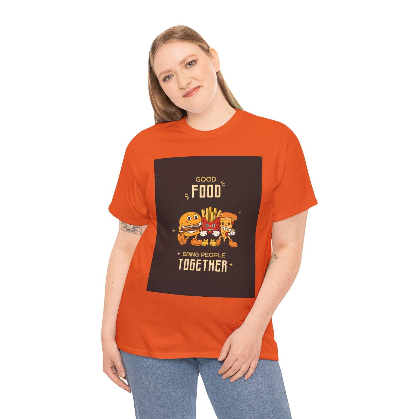 Good Food Unisex Tee | Fun Foodie Shirt, Gift for Food Lovers, Casual Wear, Kitchen Humor, BBQ Party