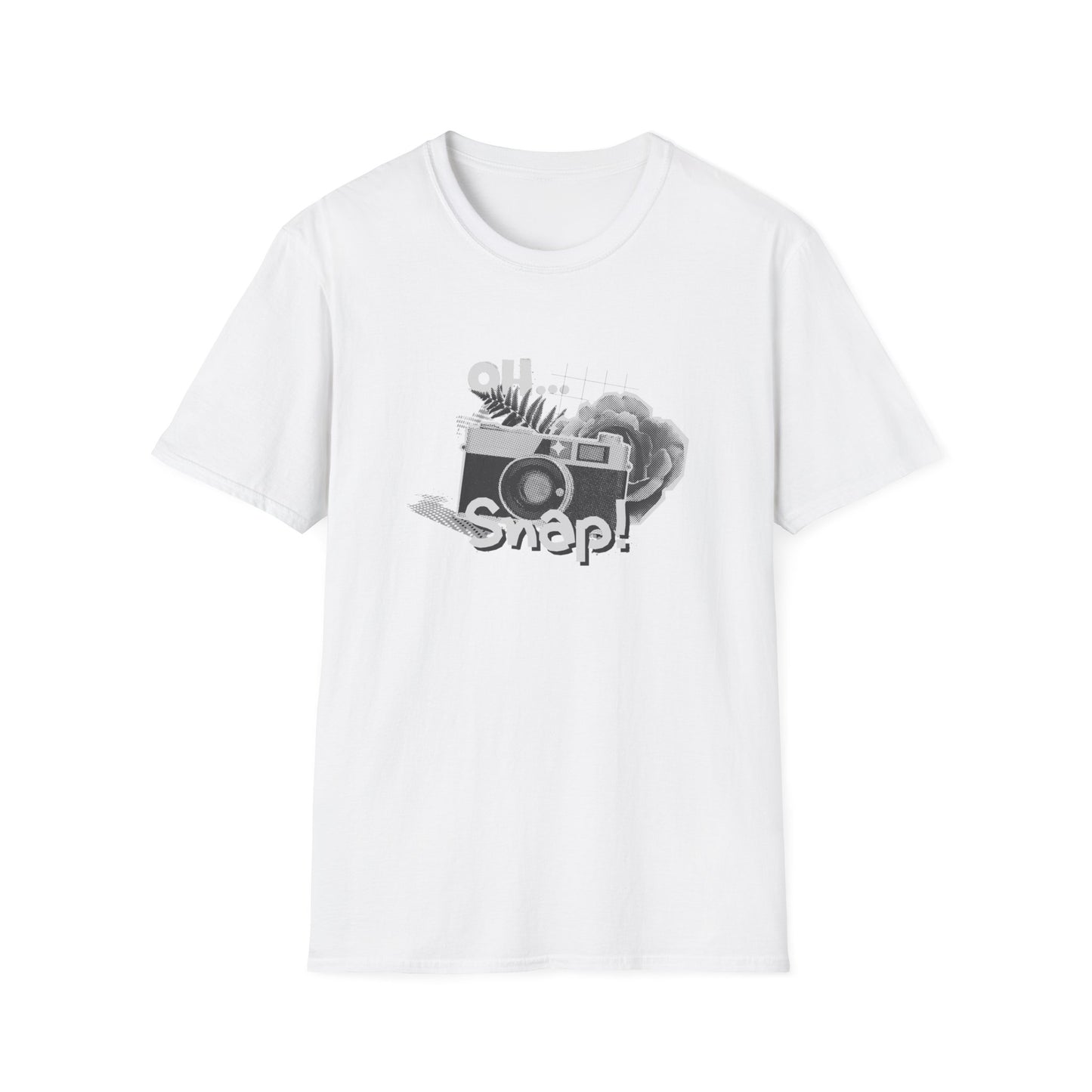 Oh Snap! Graphic T-Shirt, Photography Gift, Unisex Casual Tee, Perfect for Photographers, Photography Lover Apparel