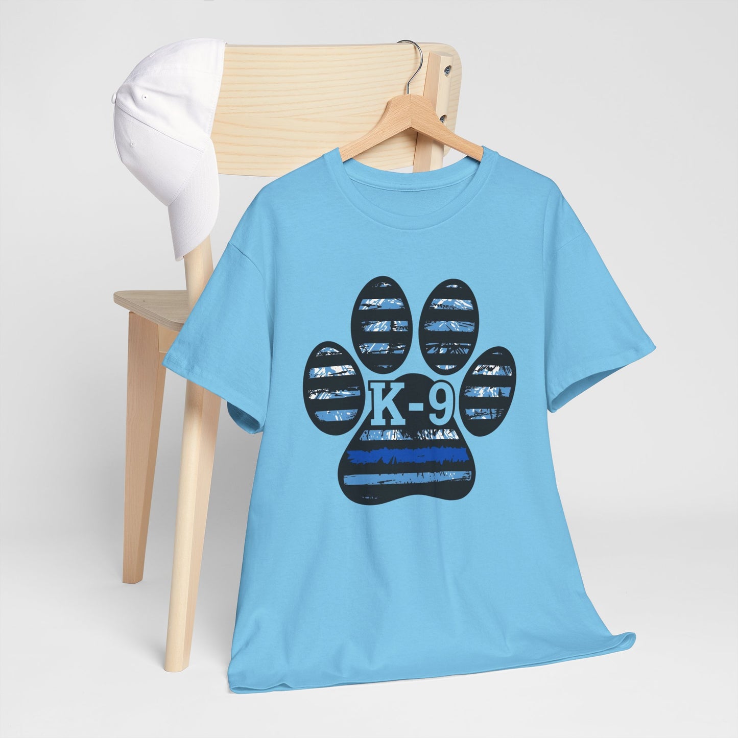 K-9 Paw Print Tee – Unisex Cotton Tee for Dog Lovers, Pet Owners, Animal Rescue Supporters