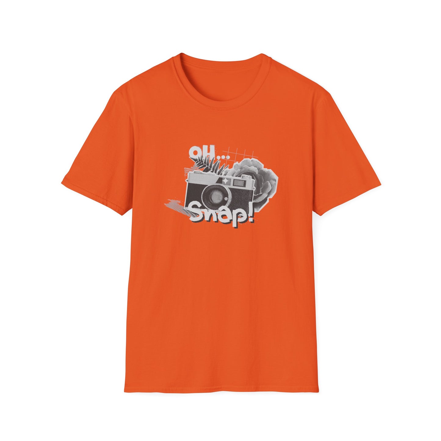Oh Snap! Graphic T-Shirt, Photography Gift, Unisex Casual Tee, Perfect for Photographers, Photography Lover Apparel