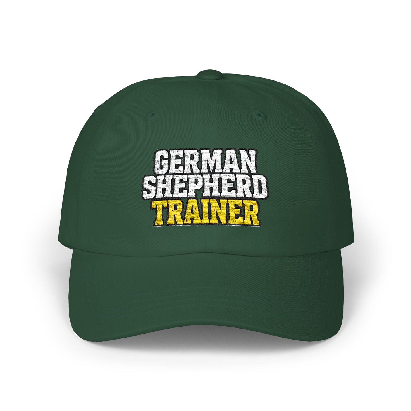 Embroidered German Shepherd Trainer Dad Cap | Perfect Gift for Dog Owners