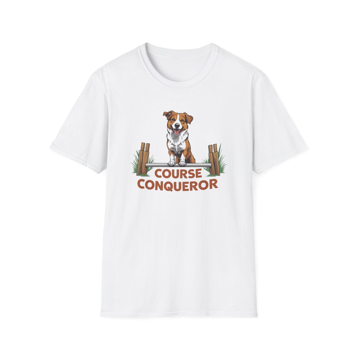 Course Conqueror Dog Training Shirt | Dog Owner Gift, Casual Wear, Funny Pet Apparel, Canine Enthusiast Top