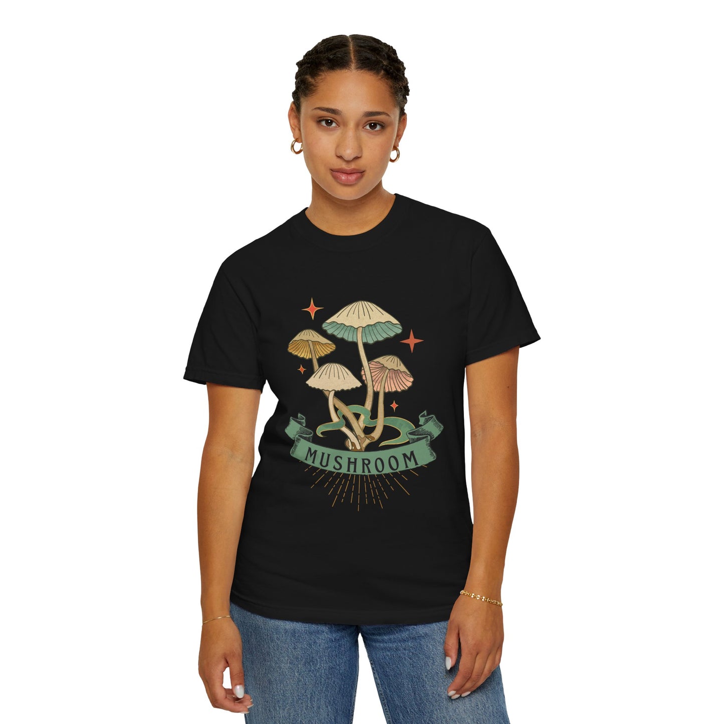 Mushroom Magic T-Shirt, Nature Lover Gift, Unisex Tee, Eco-Friendly Clothing, Summer Style, Festival Outfit