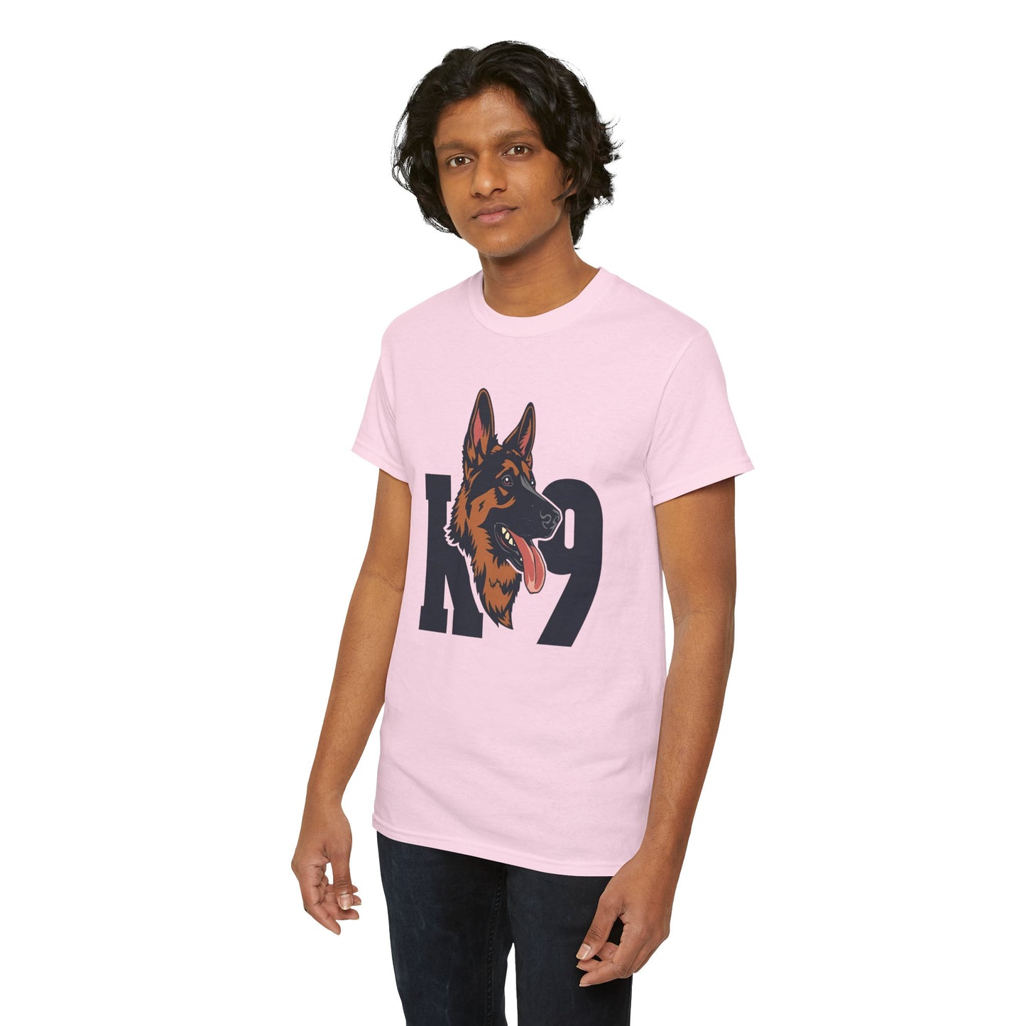 German Shepherd K9 Lover Unisex Heavy Cotton Tee | Dog Owner Gift, Dog Lover Apparel