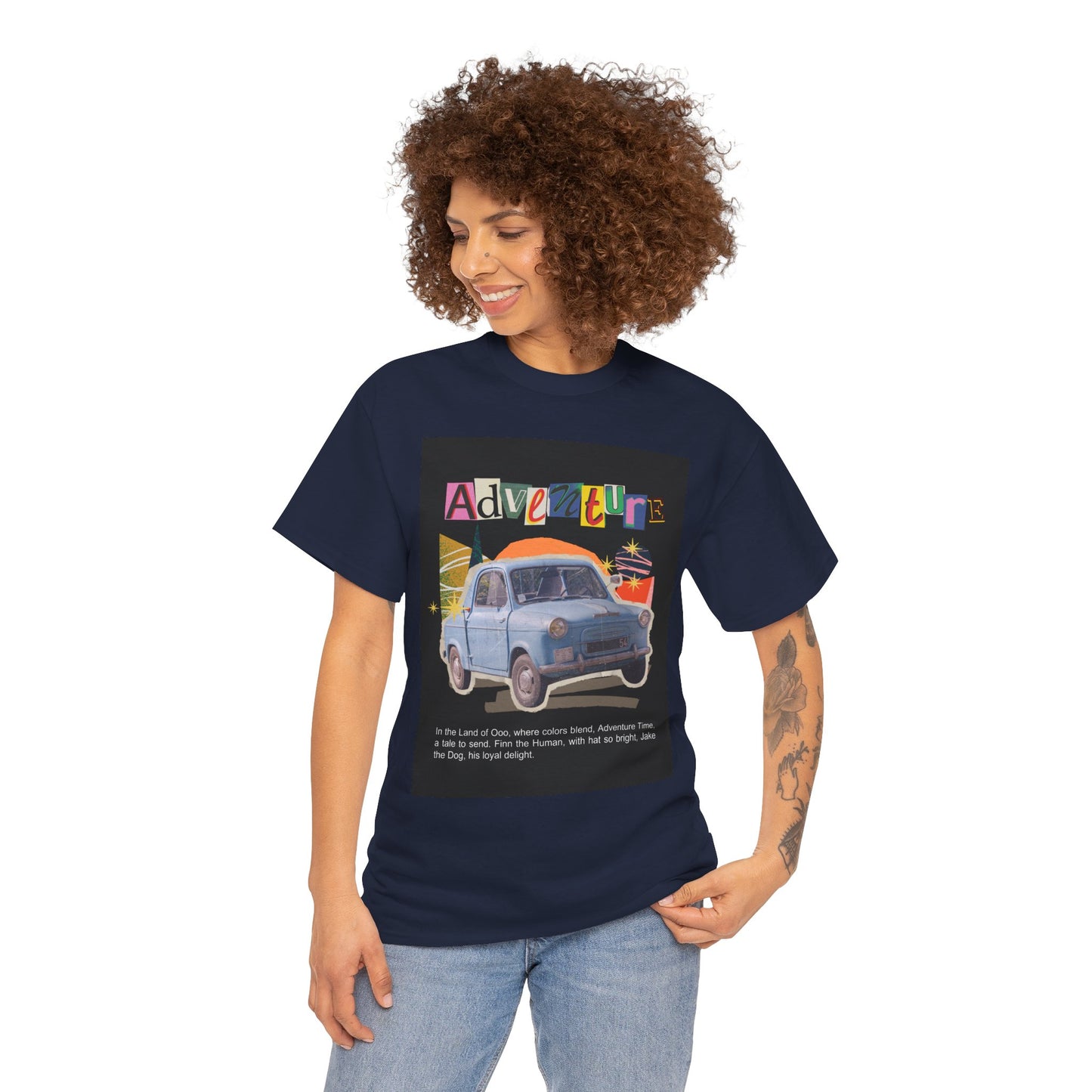 Adventure-Themed Unisex Cotton Tee, Retro Car Graphic Tee, Travel T-Shirt, Gift for Adventurers, Vintage Exploration Top