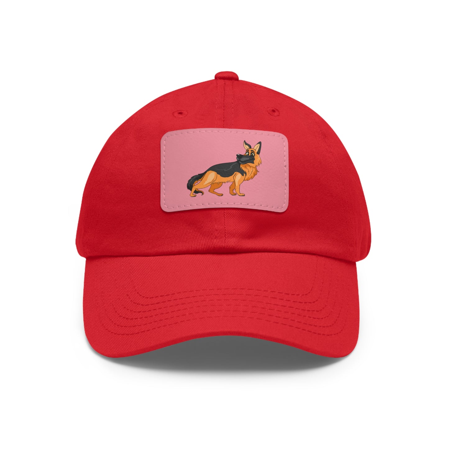 German Shepherd Dad Hat with Leather Patch - Perfect Gift for Dog Lovers