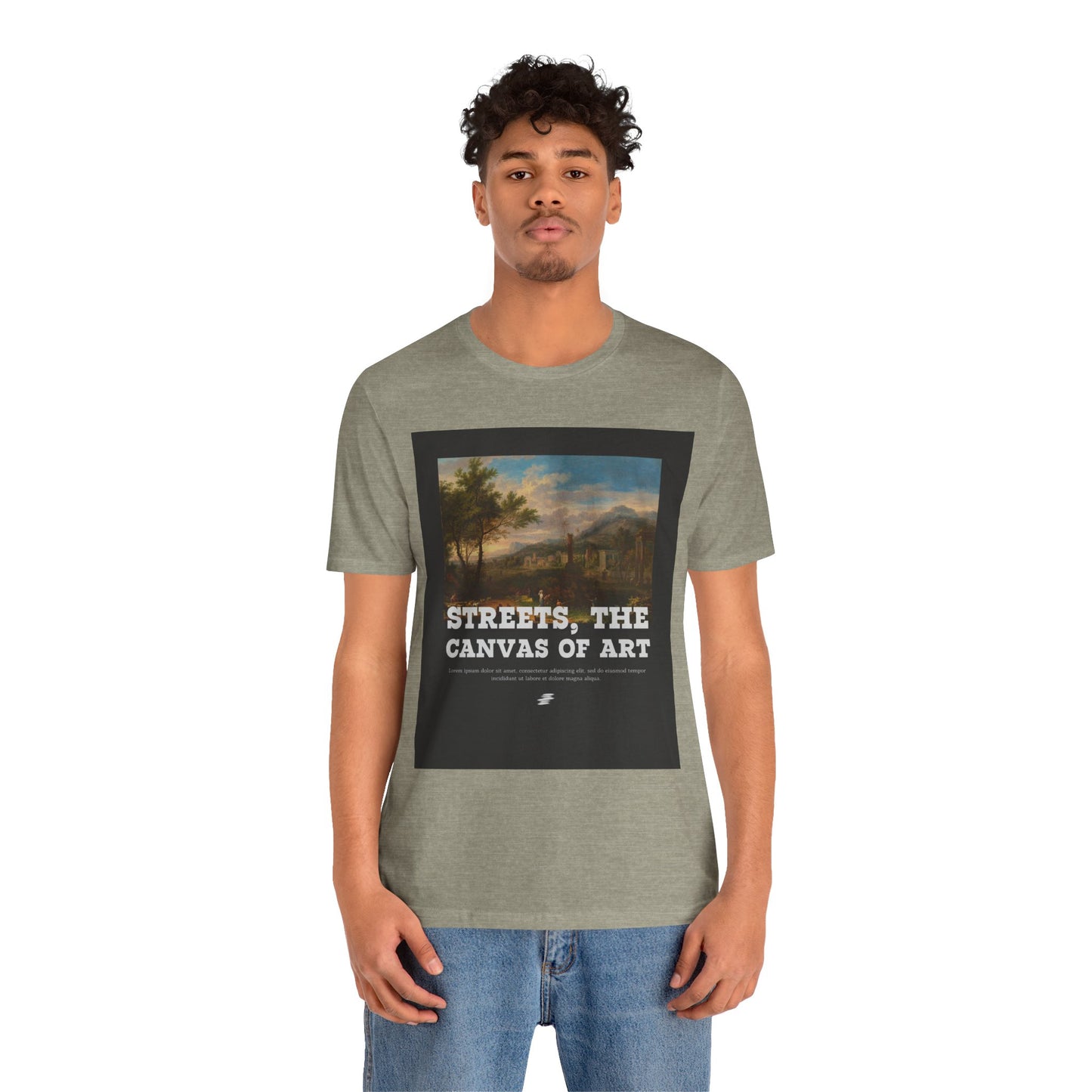 Artistic Graphic Tee - Streets, the Canvas of Art | Unisex Short Sleeve Shirt, Gift for Artists, Art Lovers, Casual Wear, Unique Gifts