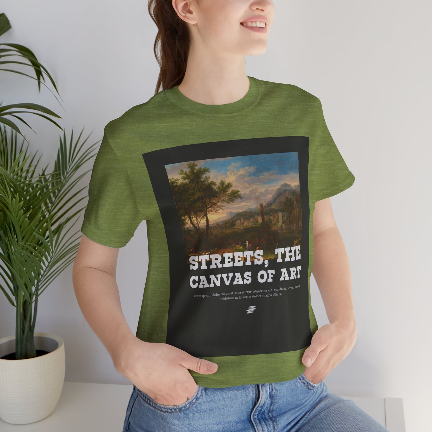Artistic Graphic Tee - Streets, the Canvas of Art | Unisex Short Sleeve Shirt, Gift for Artists, Art Lovers, Casual Wear, Unique Gifts