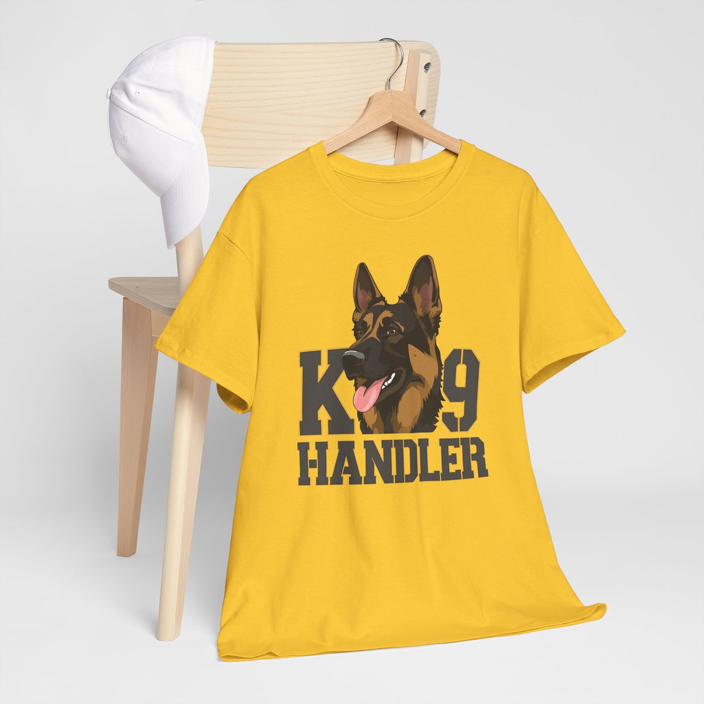 German Shepherd K9 Handler Tee, Perfect for Dog Lovers, Gift for Pet Owners, Unisex Cotton T-Shirt