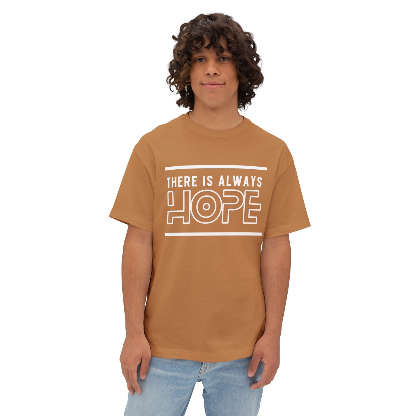 Unisex Oversized Hope Tee, Casual T-Shirt for Men and Women, Inspirational Graphic Tee, Gift for Friends, Motivational Wear