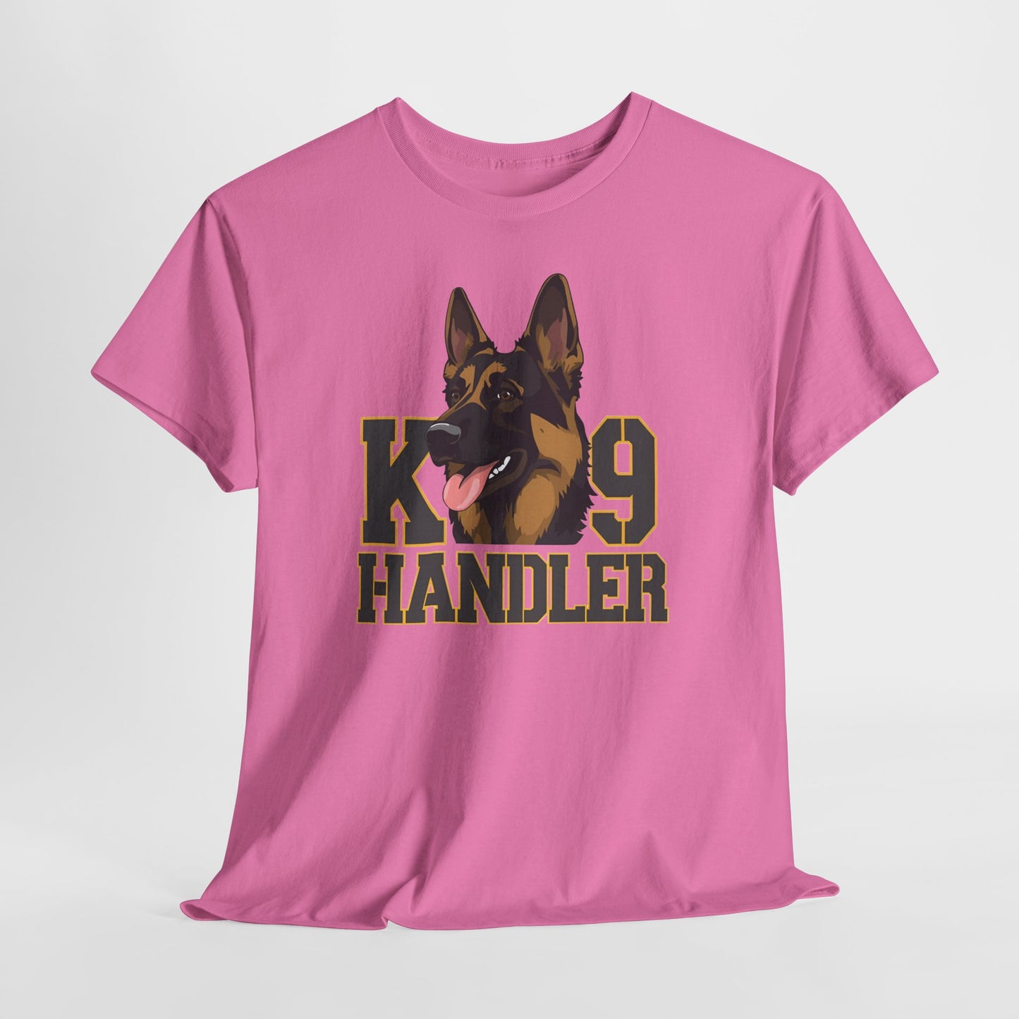 German Shepherd K9 Handler Tee, Perfect for Dog Lovers, Gift for Pet Owners, Unisex Cotton T-Shirt