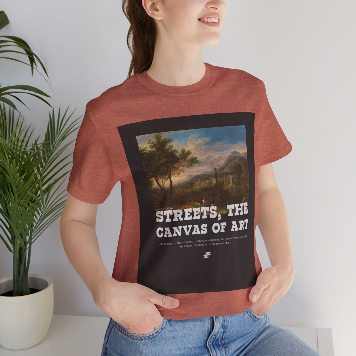 Artistic Graphic Tee - Streets, the Canvas of Art | Unisex Short Sleeve Shirt, Gift for Artists, Art Lovers, Casual Wear, Unique Gifts