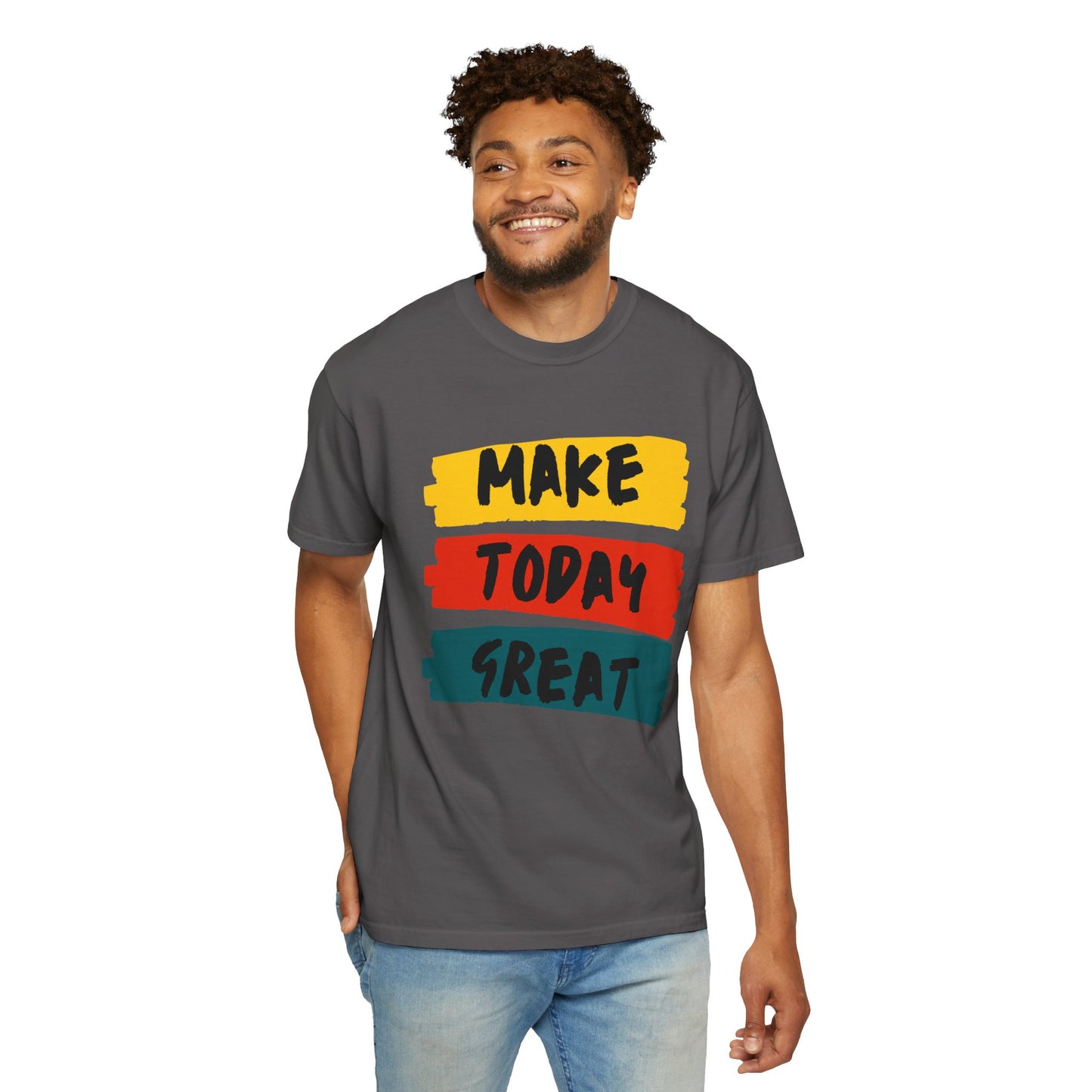 Motivational Unisex T-Shirt - Make Today Great, Casual Wear, Gifts for Her, Gifts for Him, Inspirational Tee, Everyday Comfort