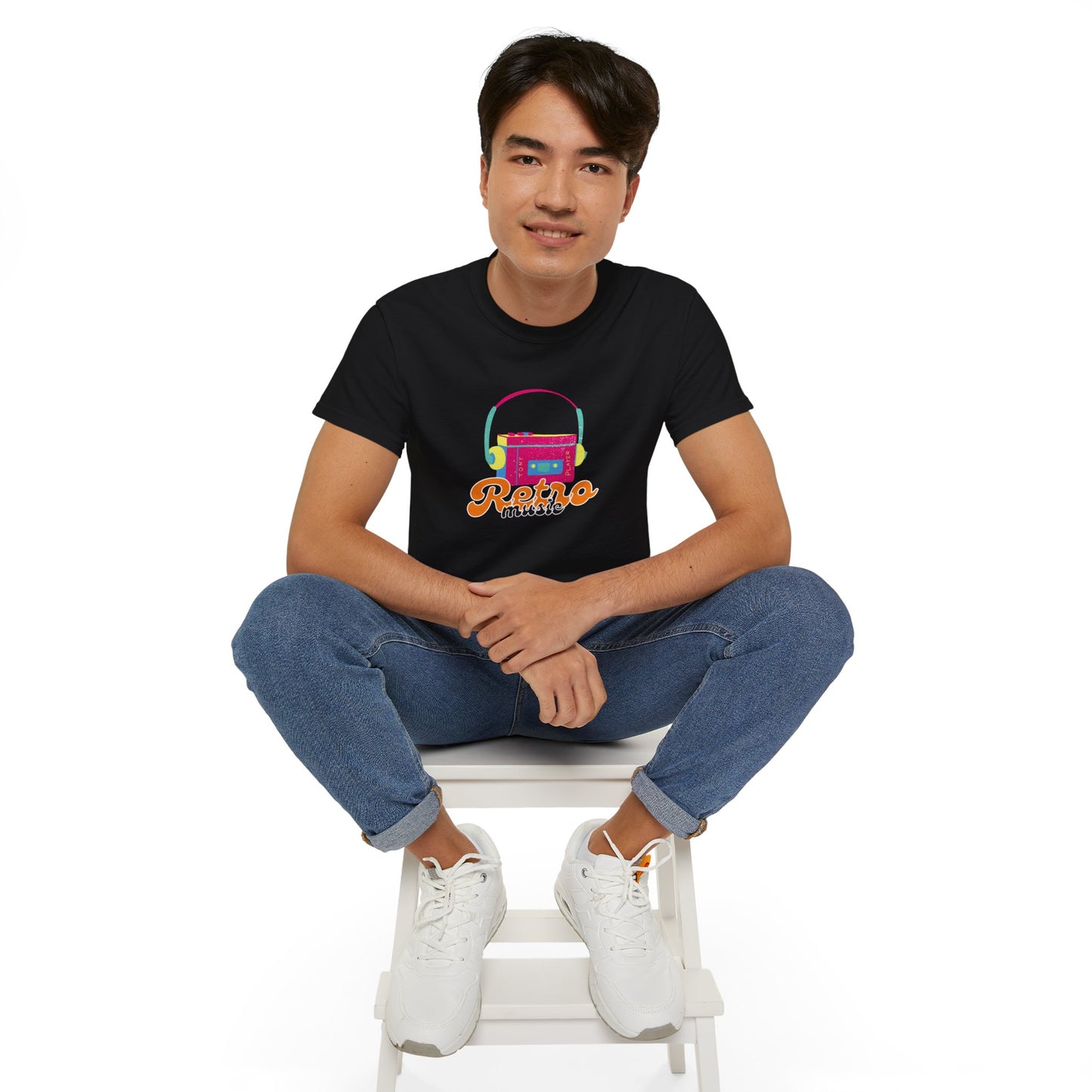 Retro Music Unisex Tee, Vintage Style Shirt, 80s Music Lover Gift, Casual Wear, Festival Outfit, Music Party T-Shirt