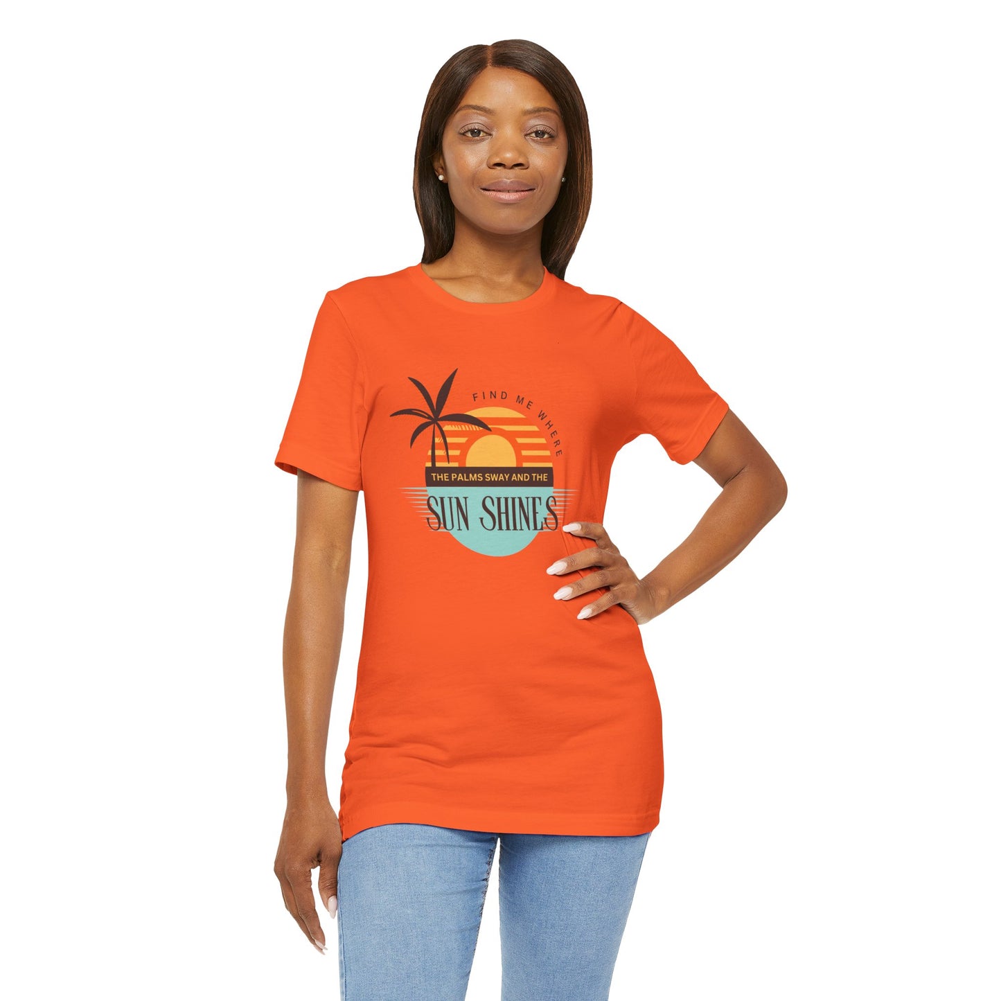 Tropical Vibes Tee - Relaxing Beach Sunset Design for Travelers and Summer Lovers, Perfect Gift for Vacations, Beach Days, and Casual Style