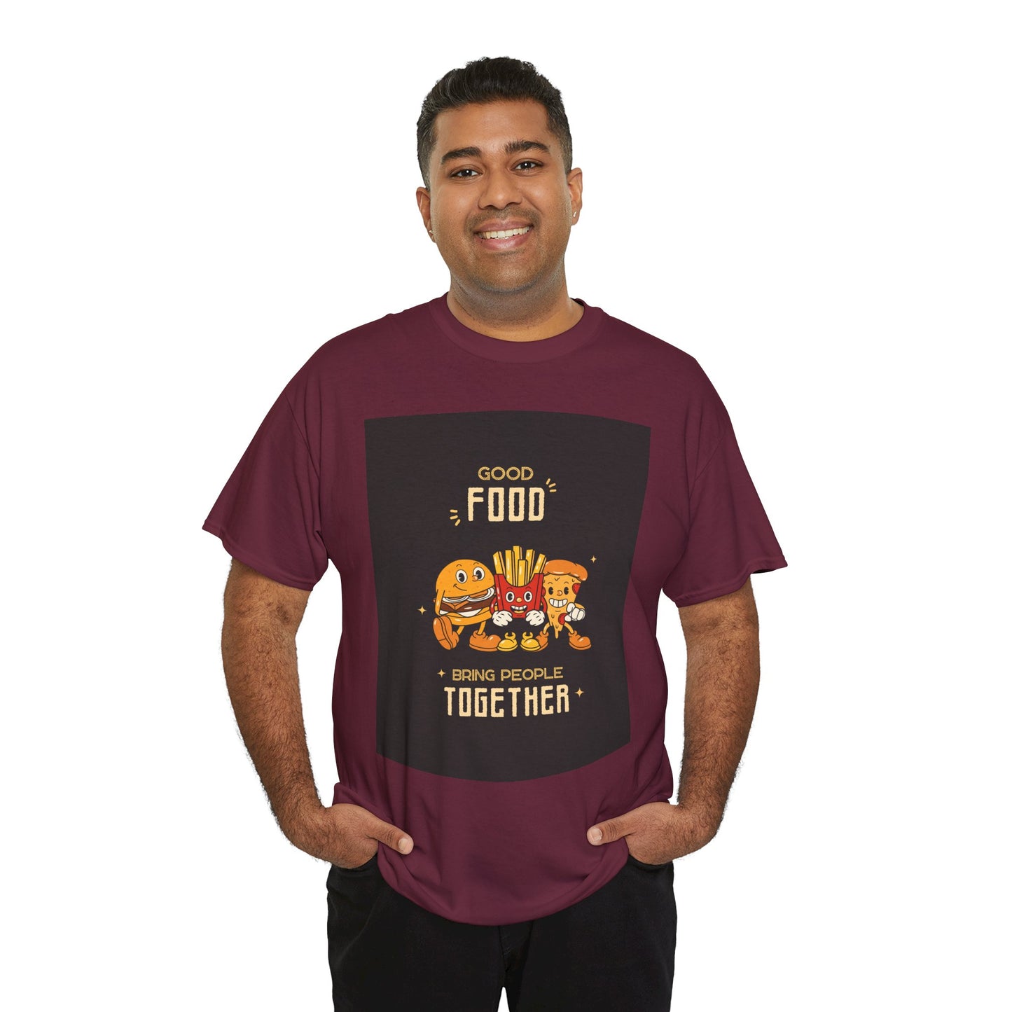 Good Food Unisex Tee | Fun Foodie Shirt, Gift for Food Lovers, Casual Wear, Kitchen Humor, BBQ Party