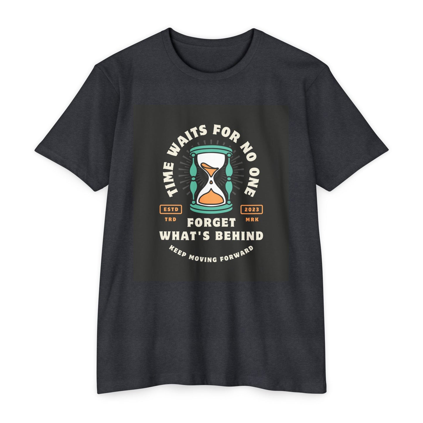 Inspirational Unisex T-Shirt: 'Time Waits for No One' - Motivational Tee, Casual Everyday Wear, Gift for Friends, Positive Message
