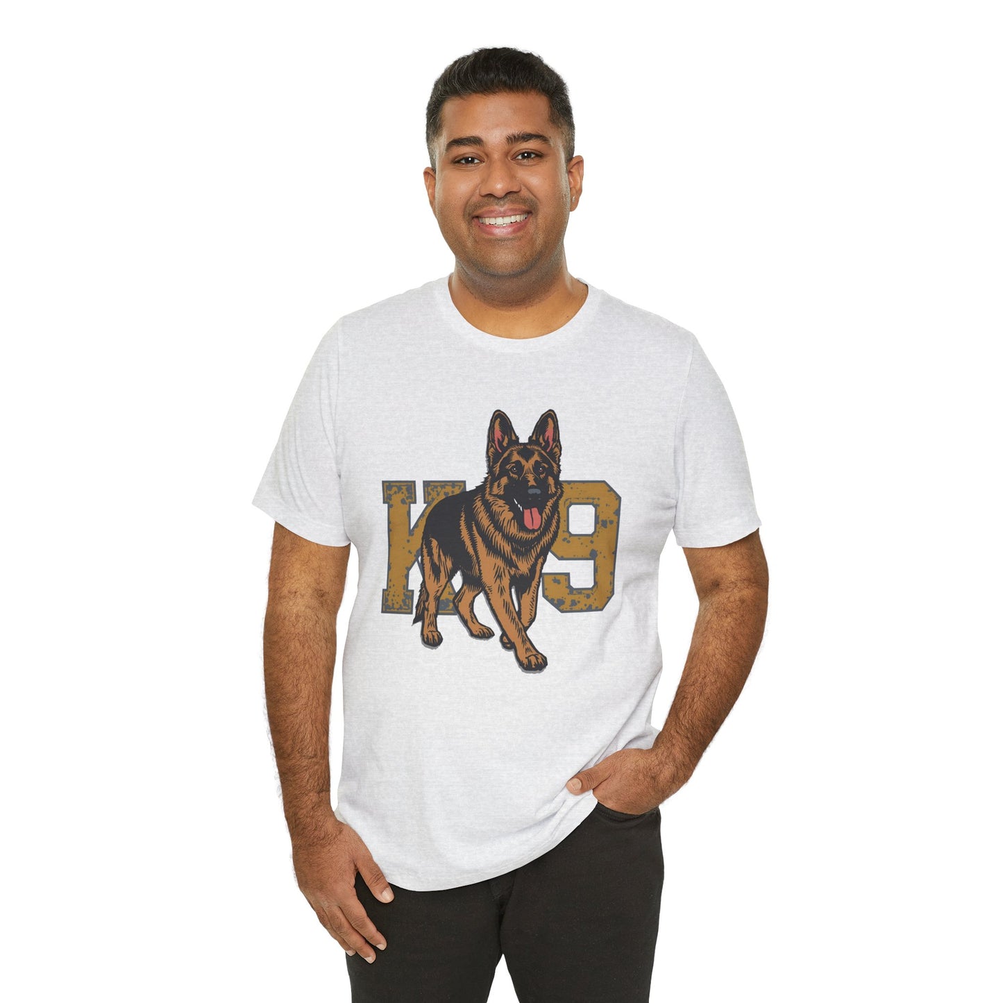 K9 Dog Lover German Shepherd Tee, Pet Owner Gift, Unisex Jersey Shirt