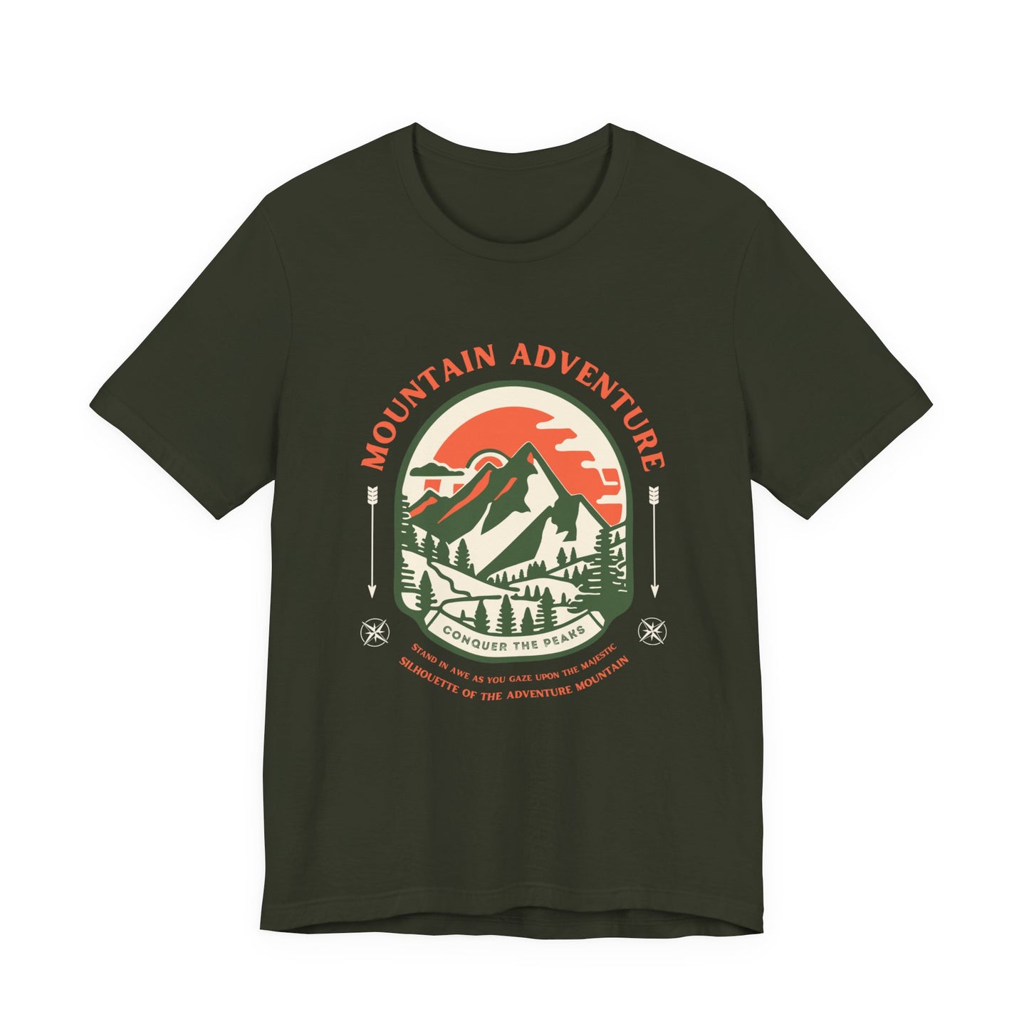 Mountain Adventure Unisex Tee, Outdoor Shirt, Camping Apparel, Hiking Gift, Nature Lover T-Shirt, Adventurer's Top