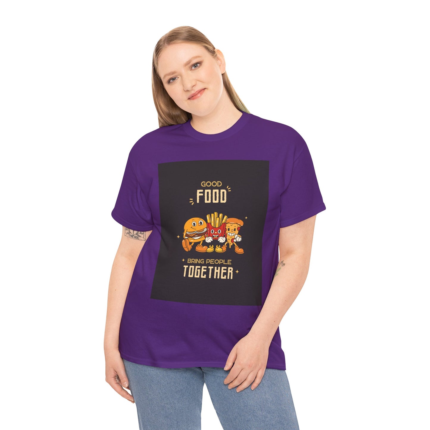 Good Food Unisex Tee | Fun Foodie Shirt, Gift for Food Lovers, Casual Wear, Kitchen Humor, BBQ Party