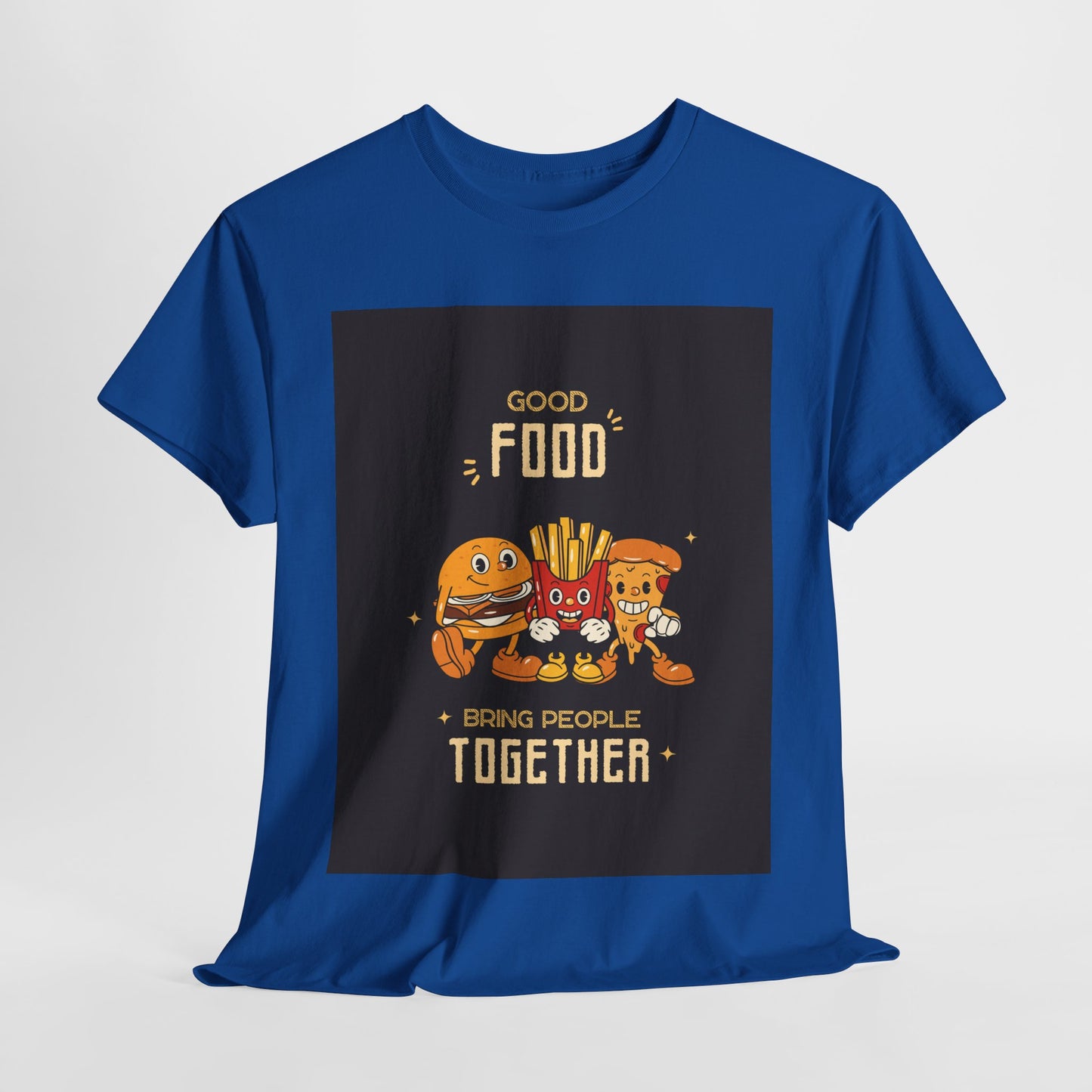 Good Food Unisex Tee | Fun Foodie Shirt, Gift for Food Lovers, Casual Wear, Kitchen Humor, BBQ Party
