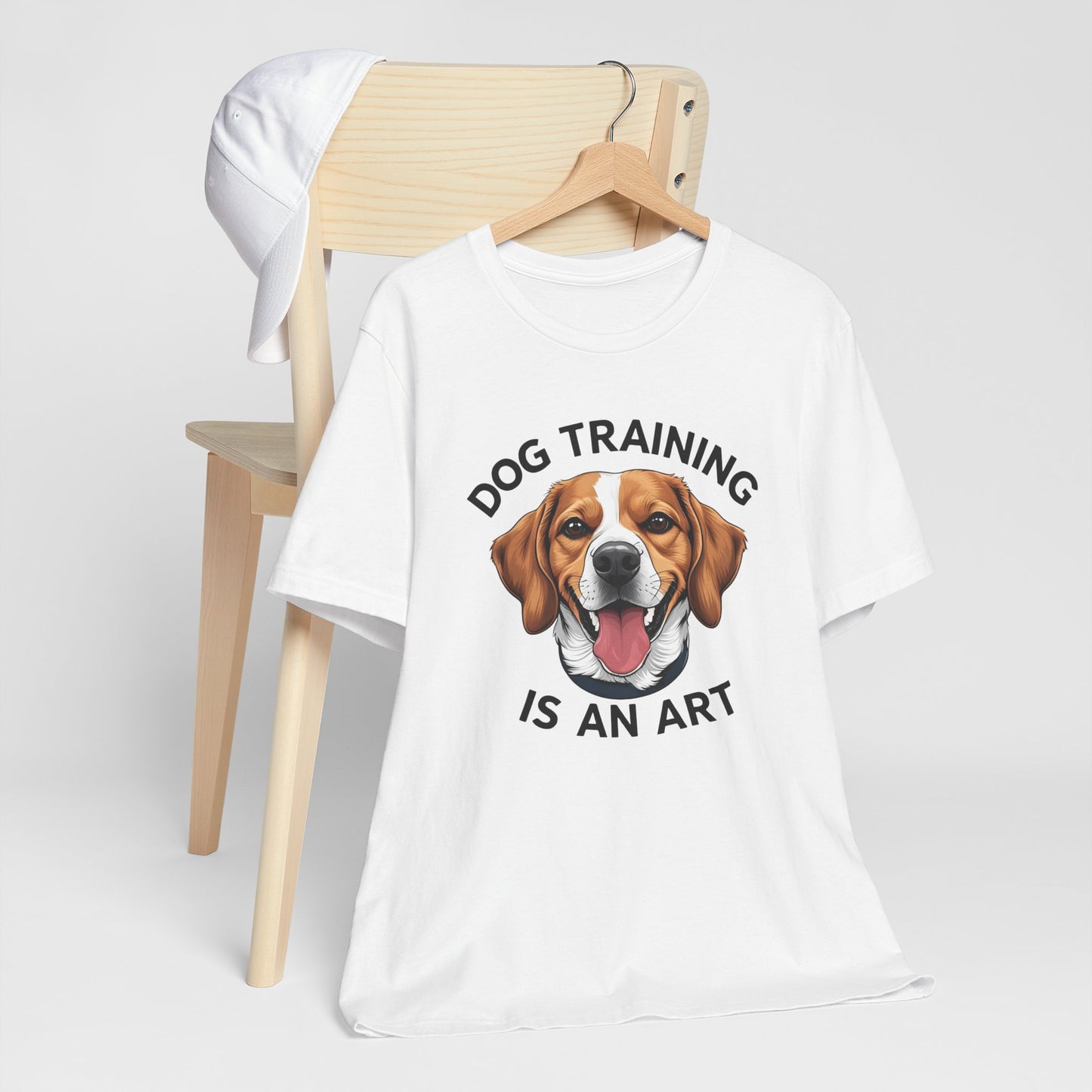 Dog Training is An Art Tee - Unisex Jersey Short Sleeve, Gift for Dog Lovers, Training T-Shirt, Dog Owner Apparel, Cute Canine Shirt