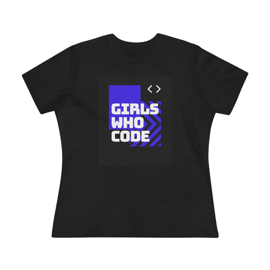 Girls Who Code Women's Cotton Tee, Empowering T-Shirt, Gift for Tech Lovers, STEM Fashion, Coding Enthusiasts, Support Women in Tech