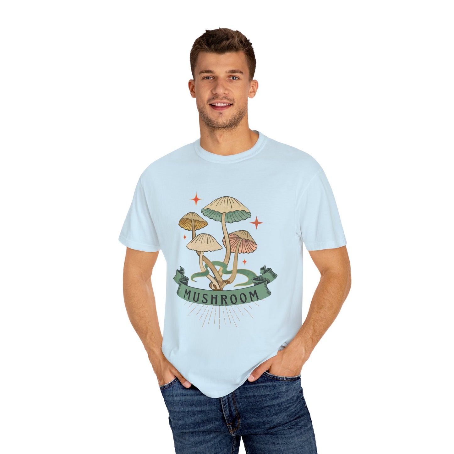 Mushroom Magic T-Shirt, Nature Lover Gift, Unisex Tee, Eco-Friendly Clothing, Summer Style, Festival Outfit